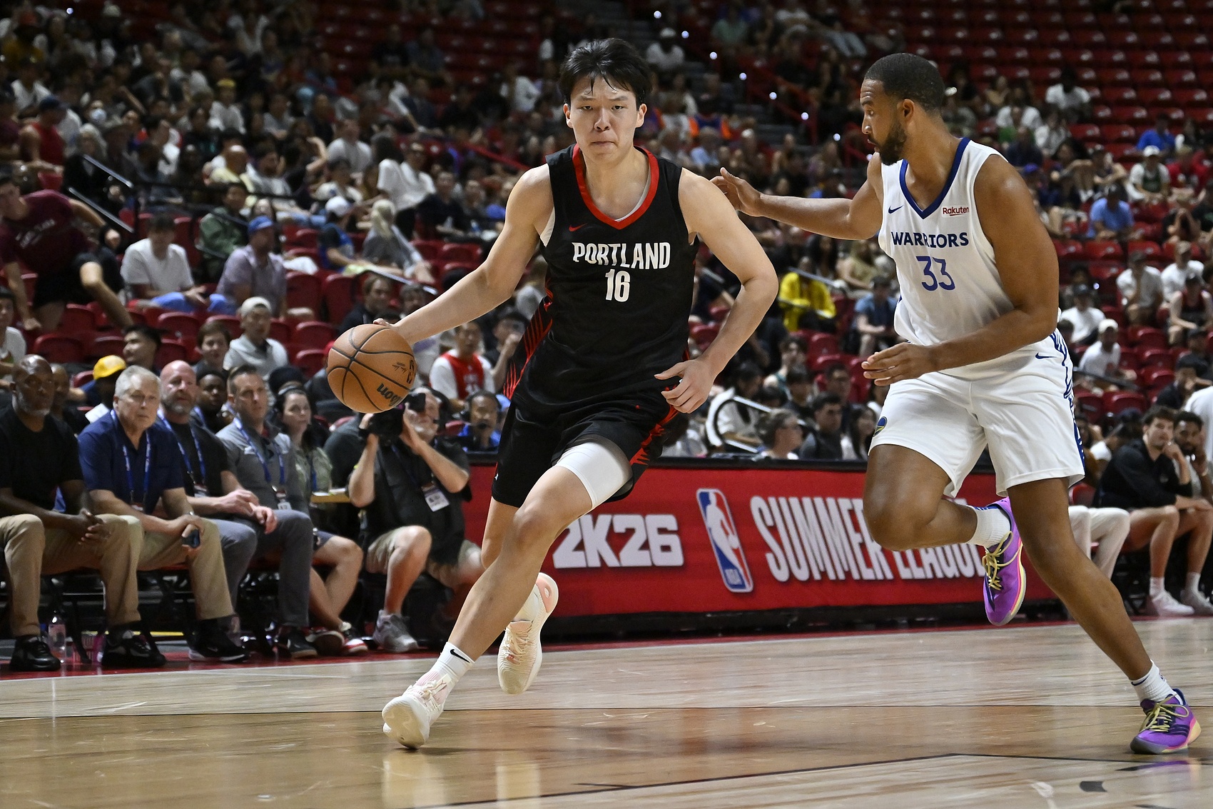 😲被杨瀚森打爆！勇士俩内线大莫布里+博尔登合计12中0